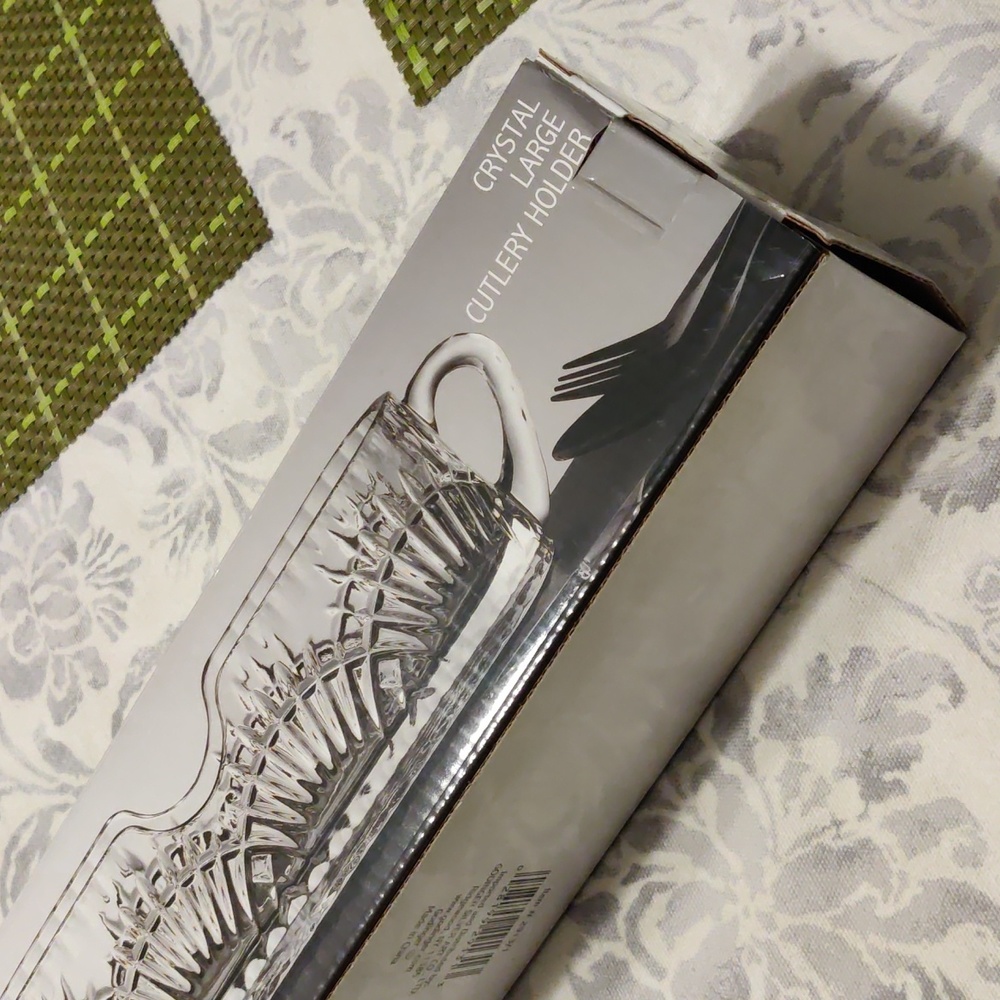Godinger Crystal Cutlery Holder